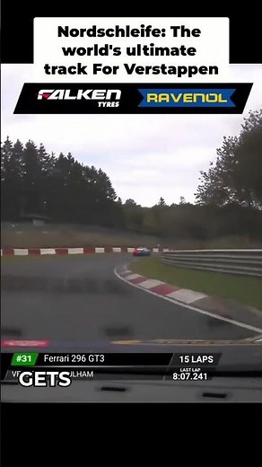 Verstappen's Nordschleife Run Is Insane #F1 #Nurburgring #DrivingSkills #Nurburgring