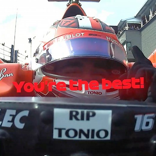 Charles' emotional first win, dedicated to Anthoine ❤️ | F1