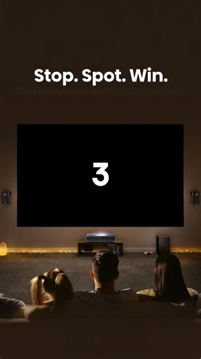 Hisense Germany on Instagram: "Stop, Spot & Win! 🎬🔥 Beweise, dass du ein echter Film-Nerd bist und gewinne mit etwas Glück den PT1 Laser TV! So einfach gehts: 1) @hisense_germany folgen 2) Post liken 3) Errate die gezeigten Filme und kommentiere deine Lösungen Ab 3 richtigen Treffern bist du automatisch in der Verlosung und gewinnst mit etwas Glück den neuen PT1 Laser TV für ein einzigartiges Heimkino-Erlebnis, Gaming und mehr! Natürlich schadet es nicht, auch ein paar mehr Tipps abzugeben, fa