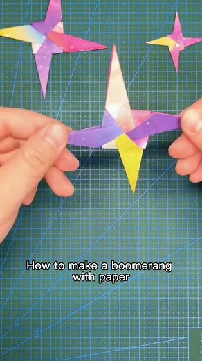 How to make a boomerang with paper#paper #origami #manual #boomerang #fold
