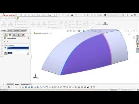Solidworks Tutorial: Surface modelling a three sided surface. AJ Design Studio LTD.