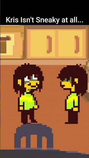 Kris isn't sneaky at all... (Deltarune) #shorts #fyp