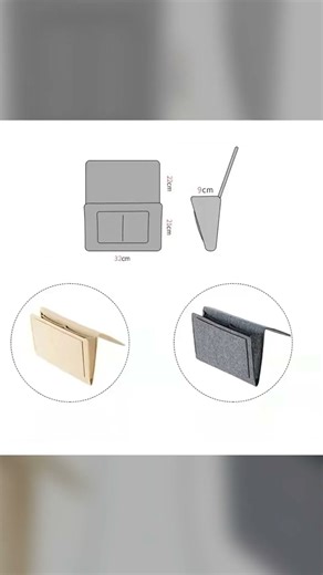Bedside Hanging Felt Organizer, Multiple Pockets, Remote Caddy – Universal – AliExpress