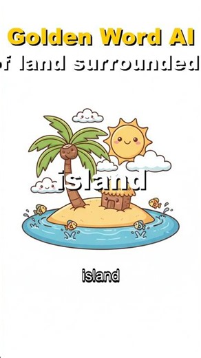 Learn English Vocabulary: island