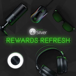 Wait no longer. Exciting rewards now available with Razer Silver: get the iconic Razer Nari, Razer Mamba Elite, Gunnar FPS glasses and more to achieve that sleek setup. Gear up 👉 https:/ | Razer Gold
