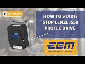 How to Start/ Stop Lenze i550 Protec Drive