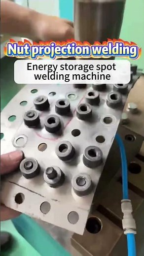 Nut Projection Welding with Energy Storage Spot Welding Machine Technology