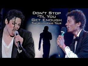 Michael Jackson - Don't Stop 'Til You Get Enough LIVE MIX (The Multiverse Tour) 4K