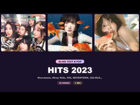 K-Pop Blind Test 2023 🎵 Guess the Song in 10 Seconds! (20 Songs)