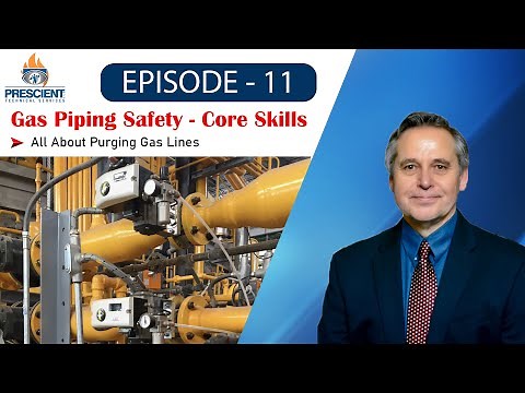 Purging of gas lines is a core piping repair & installation skill you must understand.