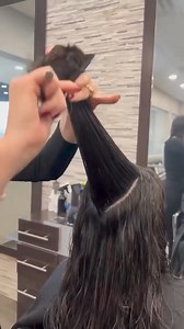 Gorgeous layered haircut tutorial from @hairbyamela 💖 She created those cute flips using her @oliviagarden_int brushes ✨ #crafthairdresser #crafthaircolor #hairbrained #hbloves | Hairbrained