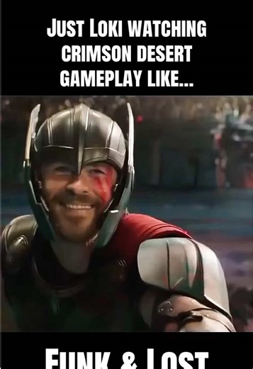 Crimson Desert Gorilla Slam Gets Loki’s Approval 😂 #CrimsonDesert #Loki #MarvelMemes #GamingEdits #fyp