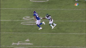 Reggie White Jr. completely lays out for full-extension grab