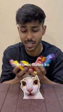 I mixed all chocolates into one🤯. #Shorts #Chocolate #ChocolateLover #FoodChallenge #FoodExperiment