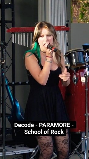 Decode - PARAMORE - School of Rock #schoolofrock