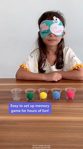 Super fun and easy to set up memory game for kids! Did you know? Memory games help kids improve: 🧠 Focus & concentration ✨ Problem-solving skills 📚 Learning retention 🎯 Attention span Save and share with other moms! #kidsactivities #momlife #toddlermom #LearnThroughPlay #learningthroughplay #kindergarten #prek #kidsgames #kids | Kids Fun Learning
