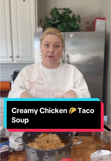 Warm up your day with this delicious creamy chicken taco soup! Perfect for cozy nights or a quick family meal, it's packed with flavor and so easy to make. What's your favorite ingredient to spice up a taco soup? 🌮🔥 #TacoSoup #ComfortFood #YummyInMyTummy #EasyRecipes #FamilyMeals #easymeals #quickrecipes