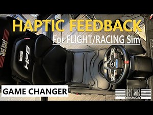 HF8 Haptic Feedback Gaming Pad Gaming for MSFS and Racing