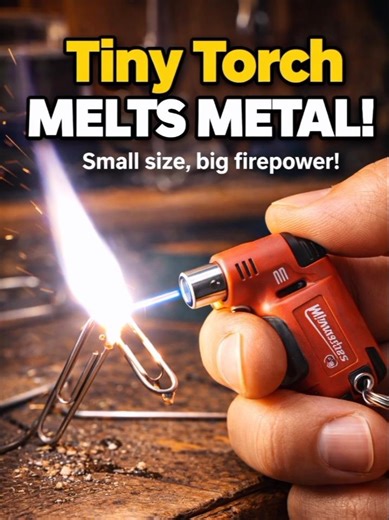 🔥 Mini Gas Torch vs Aluminum Can 🔥