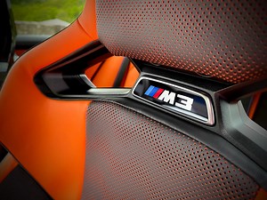 Beige 2021 BMW M3 Competition tuned to 592 hp based on dyno test