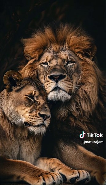 Lions in Love: Tender Moments in the Wild