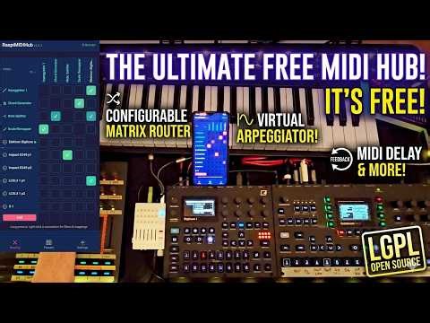 Turn Any Raspberry Pi into a USB MIDI Hub (Free & Open Source)