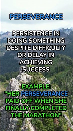 What Is Perseverance? | Learn English Quickly