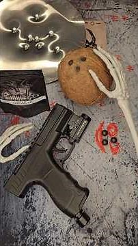 Stock Beeman BP50 .50 cal vs. Coconut with AR Tactical Joule Rounds #lesslethal