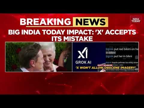 Grok Deepfake Controversy: Platform 'X' Admits Lapses In Content Moderation | India Today News