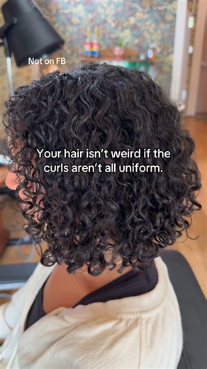 LIBBY BRENNER on Instagram: "Having multiple curl patterns is totally normal. #curlspecialist #curlyhairtips #curlpattern #curltype #wavyhairtips #curlyhair"