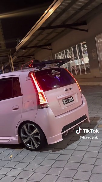 Perodua Viva Pink Modified