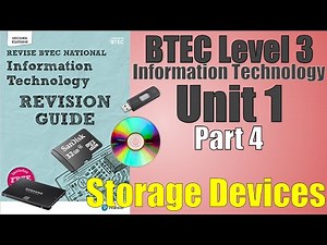 BTEC Level 3 IT - P04 - Storage Devices - HDD, SSD, SD, Magnetic Tape, USB Memory Stick, Optical