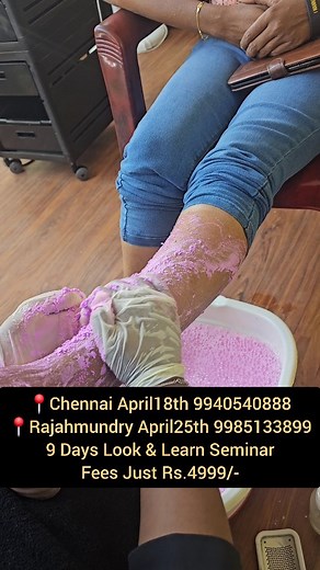Chennai -9940540888, Rajahmundry- 9985133899 🔥 9 Days Full Course Fee: ₹4,999/- (All 9 Days) | Single Day: ₹999/- (Inclusive of GST) 📅 April 18th Chennai Day 1 📆April 25th Rajahmundry Day 1 Topic - Lotus Professionals ✅ Aesthetic Facial ✅ Bridal Glow Facial ✅ Hydra Facial ✅ Pedicure ✅ Product Knowledge 💰 Fees: ₹999/- 📅 April 19th Chennai Day 2 📆April 26th Rajahmundry Day 2 Topic - Saree Draping ✅ 9 Styles ✅ Box Pre-Pleating ✅ Fluffy Pleating 💰 Fees: ₹999/- 📅 April 20th Chennai Day 3 📆 A