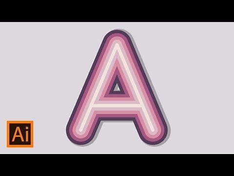 How to Make Multicolor Text Effect In Adobe Illustrator