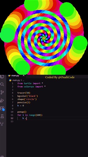 Quick Python Basics 🔥💓 #python #oualicode #correctcoding #javascript #programming #coding #graphics