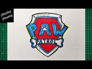 How to Draw Paw Patrol Logo