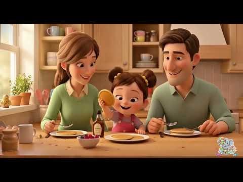 🥞 Pancake Song for Kids | Fun Family Breakfast Song | Minimoo🐘🍭🎶