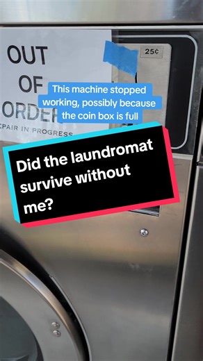 Laundromat Coin Box Check After Vacation