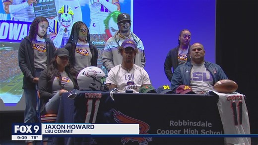 Cooper football star Jaxon Howard signs NIL deal with Blake Baratz, Team IFA