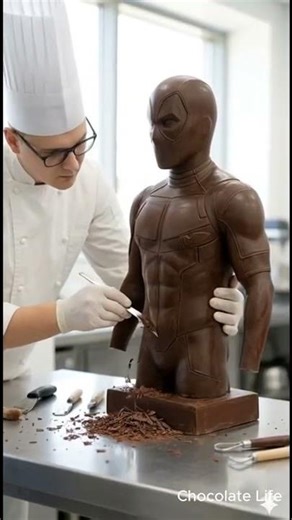 Watch Deadpool Come to Life and dance in Chocolate!👀 #shorts