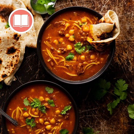 Moroccan Harira Soup With Lamb