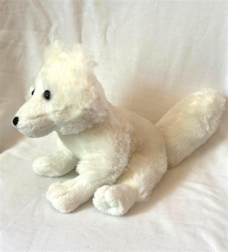 Vintage RARE Ganz Webkinz White Arctic Fox 9"- HM210 - Collectible Plush Animal - Etsy