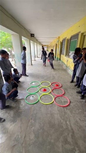 TIC-TAC-TOE Activity || Students Enjoy A lot || #tictactoe #enjoyment #fitness #trending #viralvideo