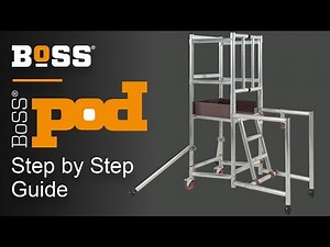 Setting up a BoSS Pod™ Low Level Work Platform