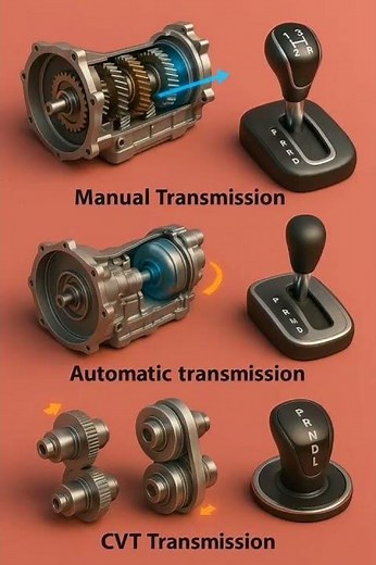 Manual vs Automatic vs CVT Transmission Explained