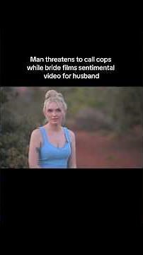 Man calls cops on bride 😳 (live footage) #karen