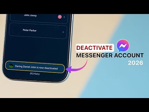 How To Deactivate Messenger Account 2026