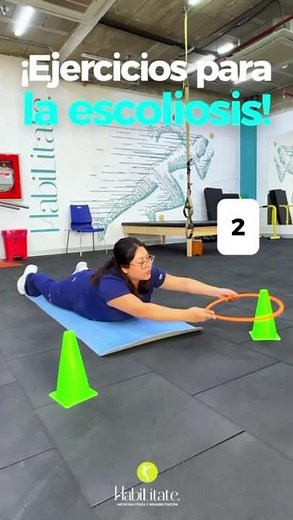 3 ejercicios para la escoliosis #fisioterapia #escoliosis