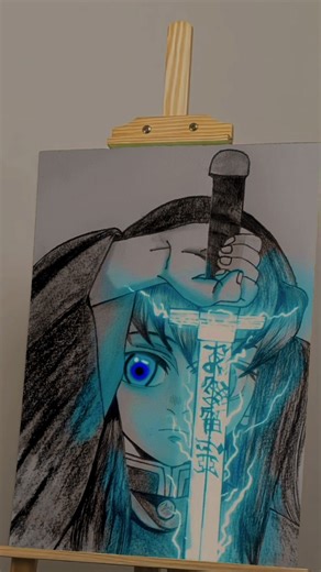 Muichiro tokito Demon slayer Hashira sketch 🔥💀👑