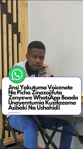 31K views · 1.6K reactions | Whatsapp Wanahizi Feature Ambazo Wengi...
